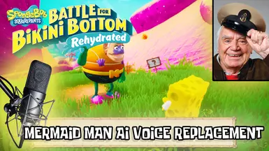 Mermaid Man AI Voice Replacement