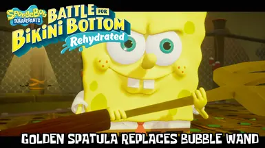 Golden Spatula Replaces Bubble Wand