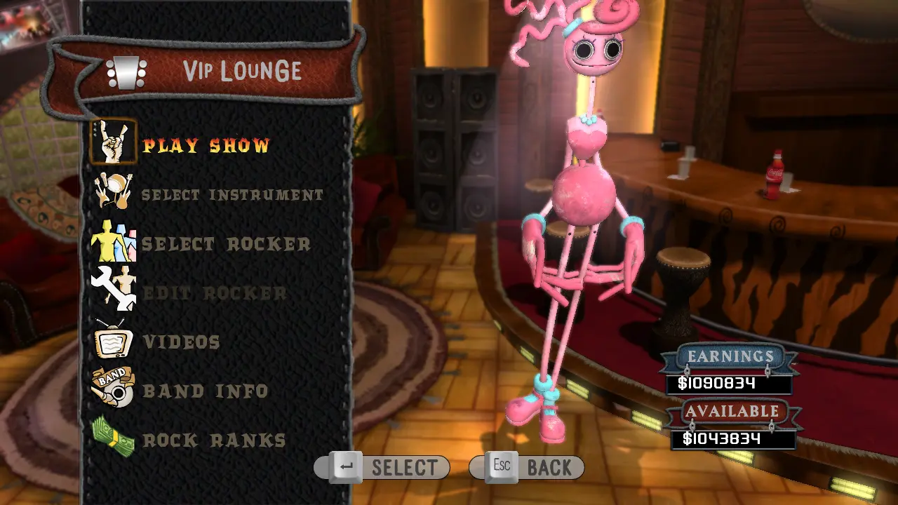 Mommy Long Legs - Poppy Playtime Custom Character at Guitar Hero World Tour  Nexus - Mods and Community