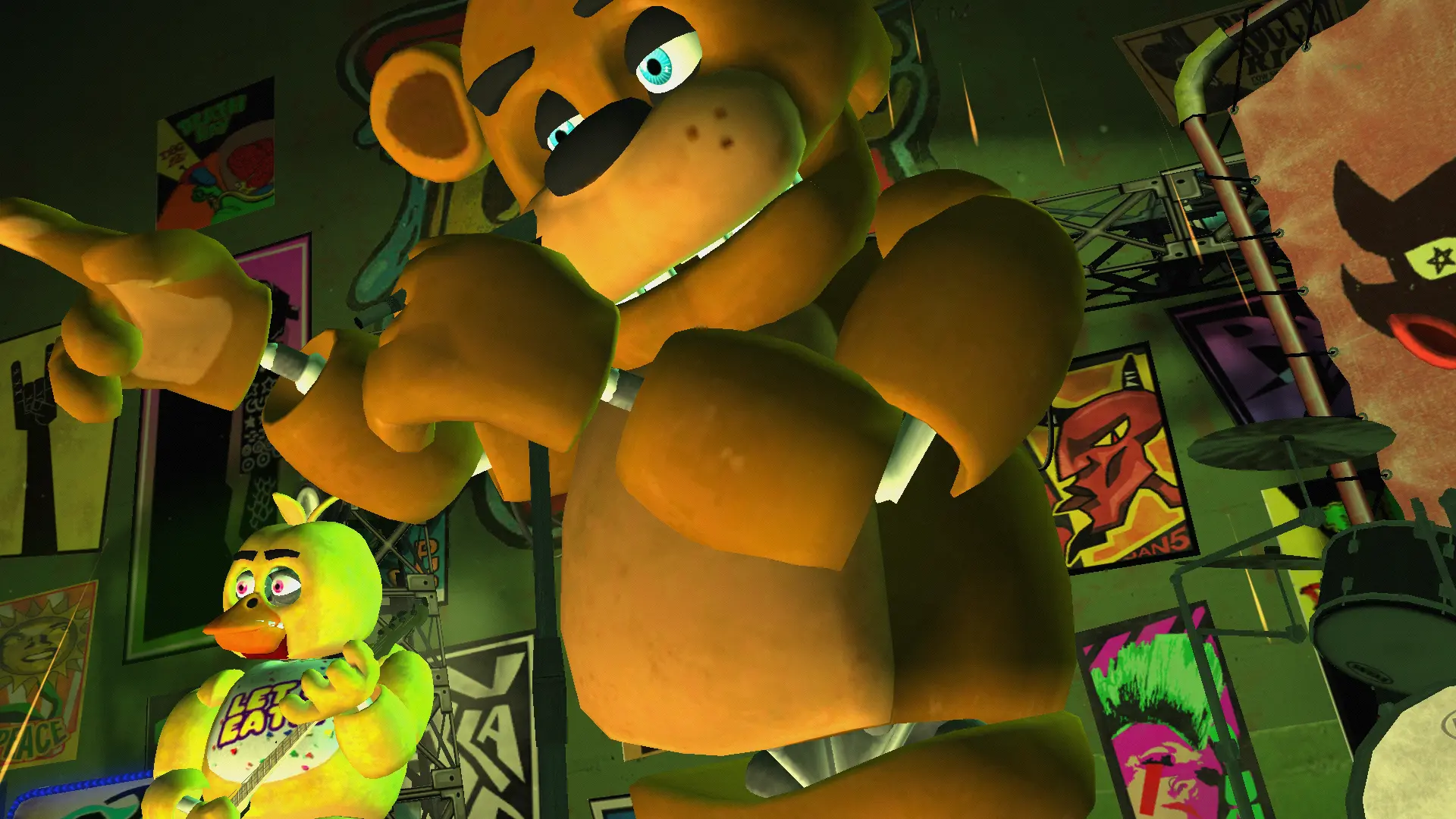 Freddy Fazbear - Five Nights At Freddy's Custom Character at Guitar Hero  World Tour Nexus - Mods and Community