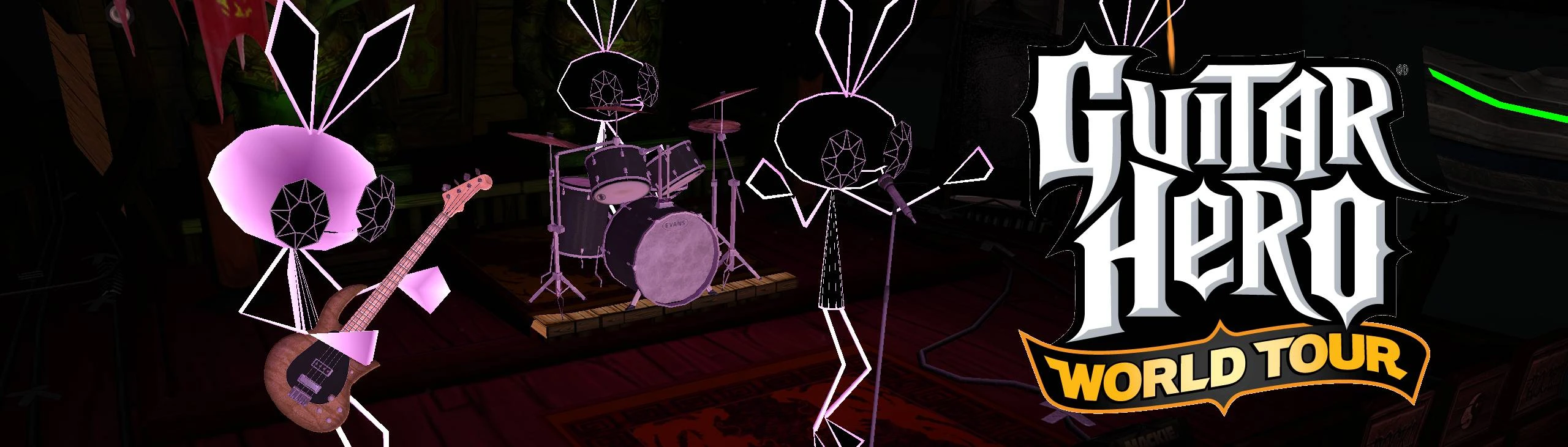Vibri From Vib-Ribbon for GHWTDE at Guitar Hero World Tour Nexus - Mods and  Community