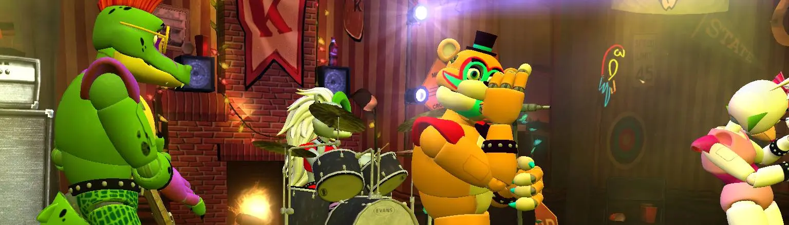 Five Nights at Freddy's: Security Breach Glamrock Freddy with