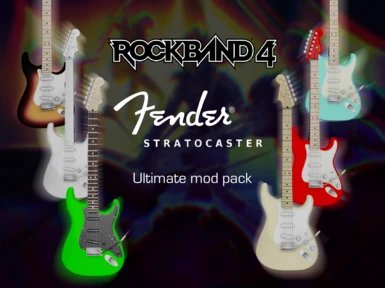 Rock Band 4 Fender Stratocaster modpack
