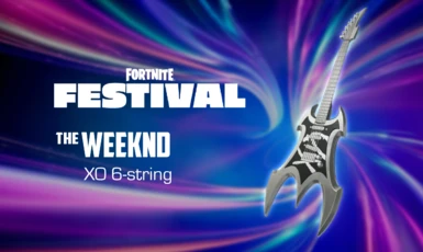 Fortnite Festival - The Weeknd XO 6-String Guitar