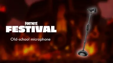 Fortnite Old School Microphone (for Metallica songs)