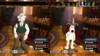 Wallace and Gromit - Custom Character