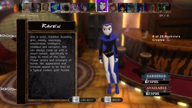Raven - Teen Titans Custom Character