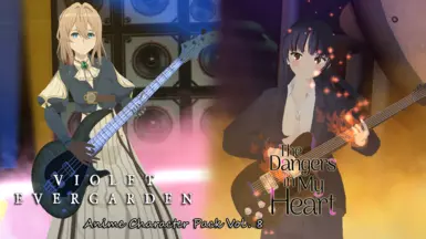 Yamada Anna and Violet Evergarden
