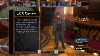 NCR Ranger - Fallout 4 Custom Character