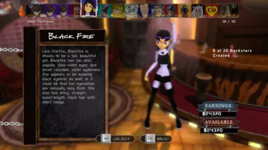 Blackfire - Teen Titans Custom Character