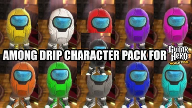 Among Drip Character Pack
