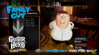 Peter Griffin for GHWT