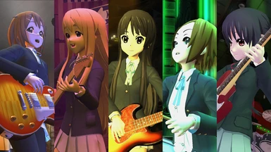 K-ON HTT Character Pack AND Instruments