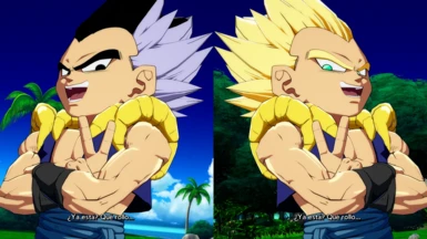 Gotenks Normal and SSJ (2 versions)
