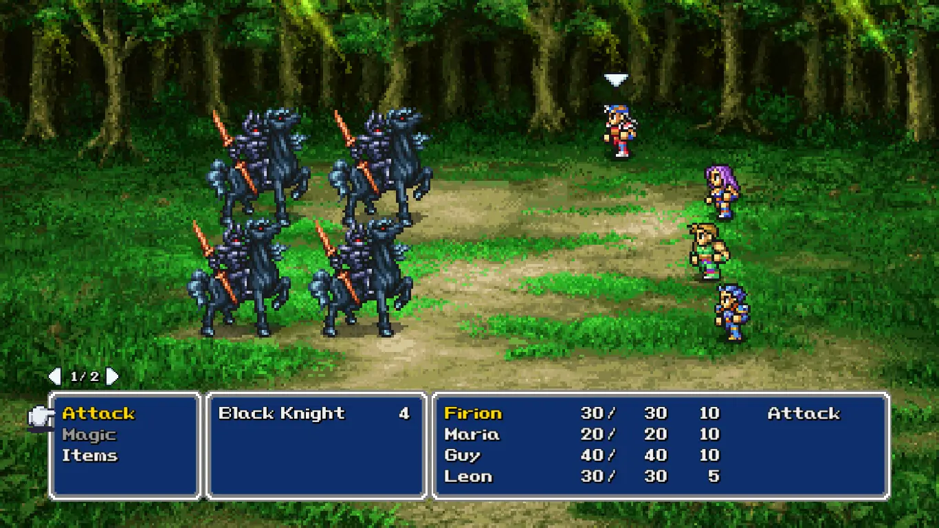 FF2PR GBA Battle Sprites at Final Fantasy II Pixel Remaster Nexus ...