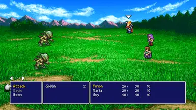 Retro UI - Battle