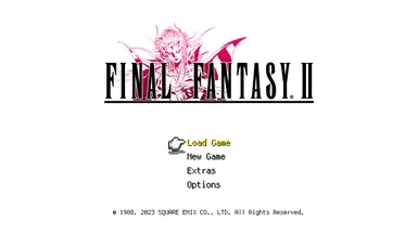 -SWITCH--FF2- Title Screen Copyright Simplification