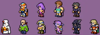 FF6 Style Character Sprites