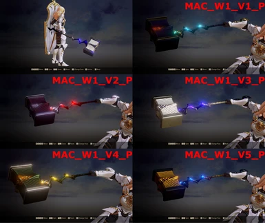 MAC_W1 Variants List