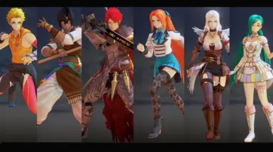 Tales of Arise X Scarlet Nexus Alphen & Shionne Outfit Mods 