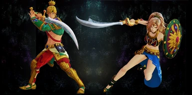 Link and Urbosa Costumes for Alphen and Kisara