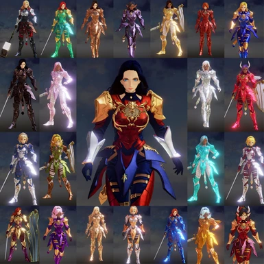 Kisara Armor recolors - 24 different color options