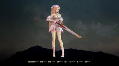 MOD OUTFIT GODDES ATTIRE FROM SAO DLC