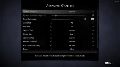 video settings c