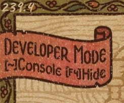 Enable Dev Mode and Cheat Codes