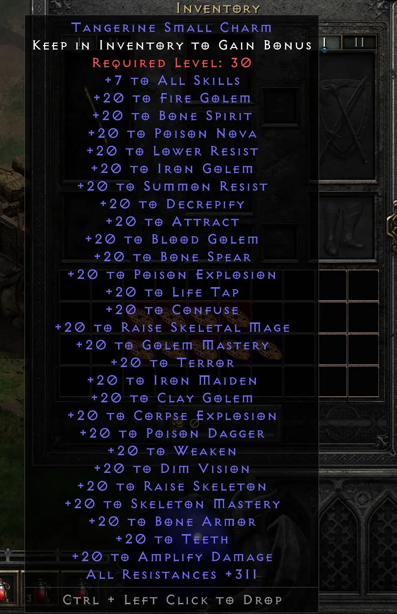 Diablo2 sacred targe