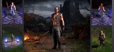 The Reborn Necromancer - Red Hair, Gray Eyes, Moustache