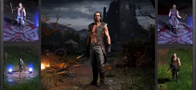The Reborn Necromancer - Brown Hair, Green Eyes, Facial Hair