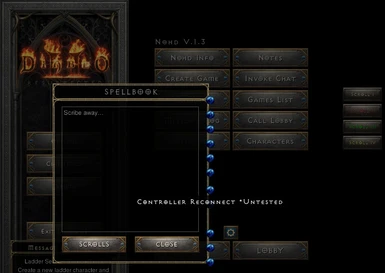 Version 1.3-Stable example of a Spellbook button.