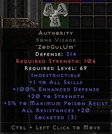 Authority (1.07 runeword... yes, they're hilariously bad for the rune cost)