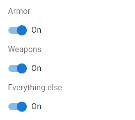 v1.0.0 - v1.1.0 settings