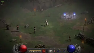 Use Skills In Town D2RMM