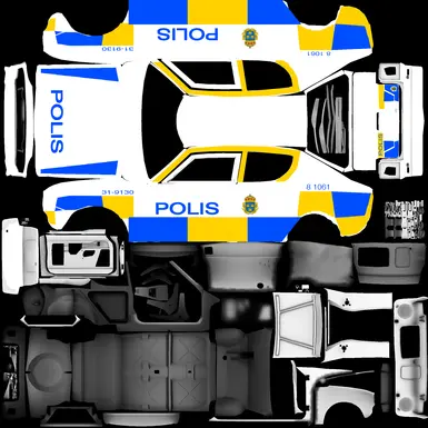 msc satsuma skin swedish police at My Garage Nexus - Mods and Community