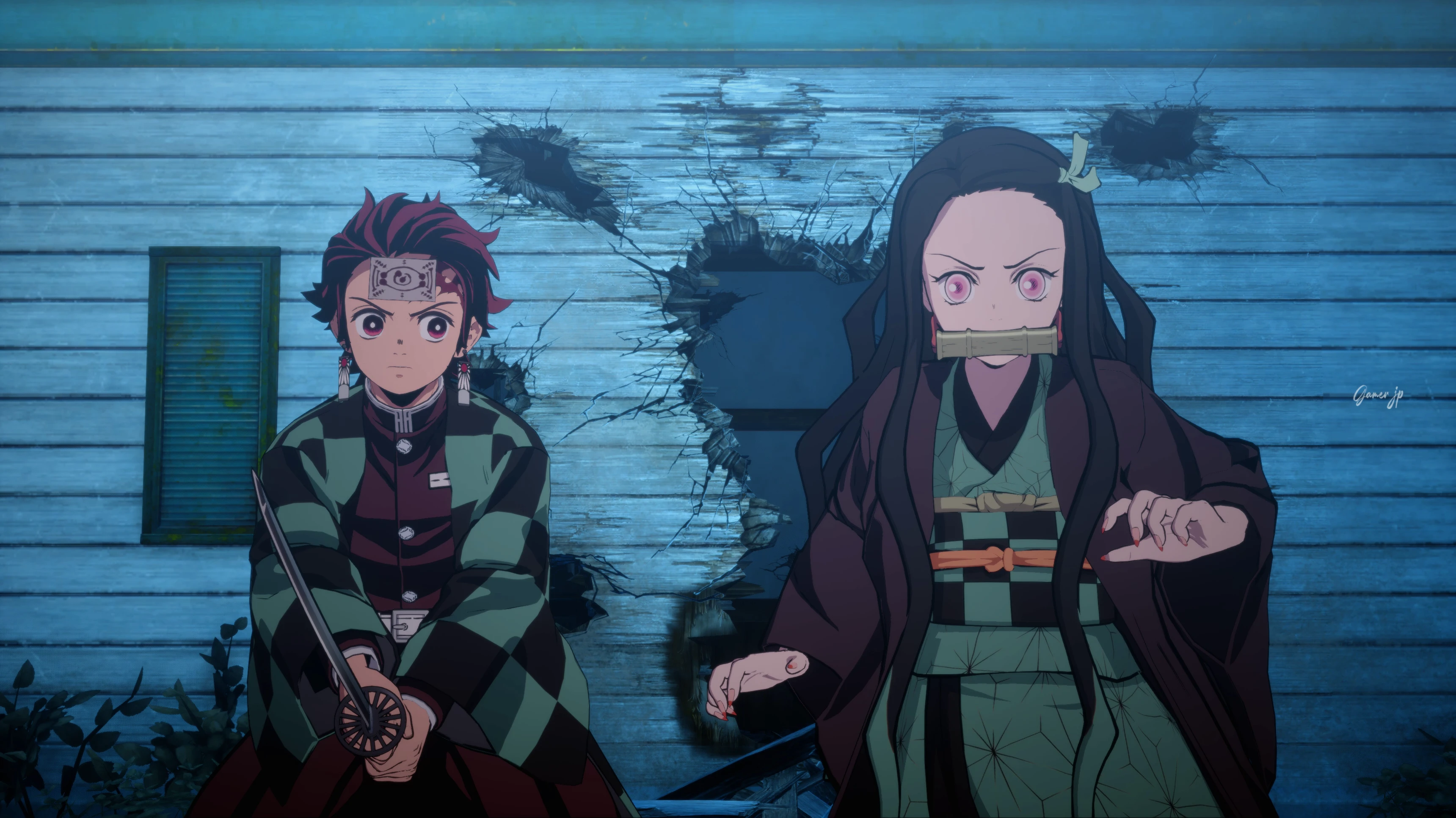 NEZUKO GREEN OUTFIT at Demon Slayer -Kimetsu no Yaiba- The Hinokami ...