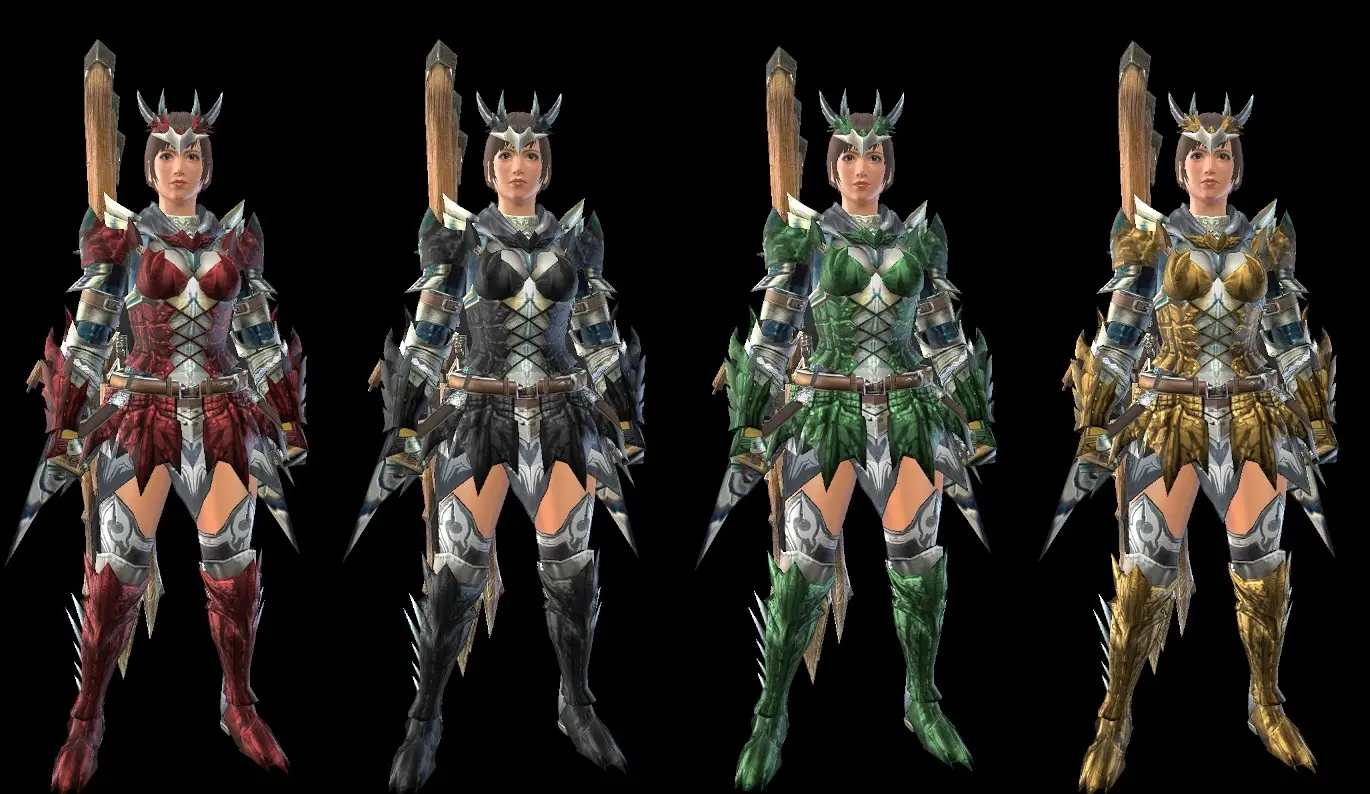 Dreadking Armor (MHGU) Female Version at Monster Hunter Rise - Nexus ...