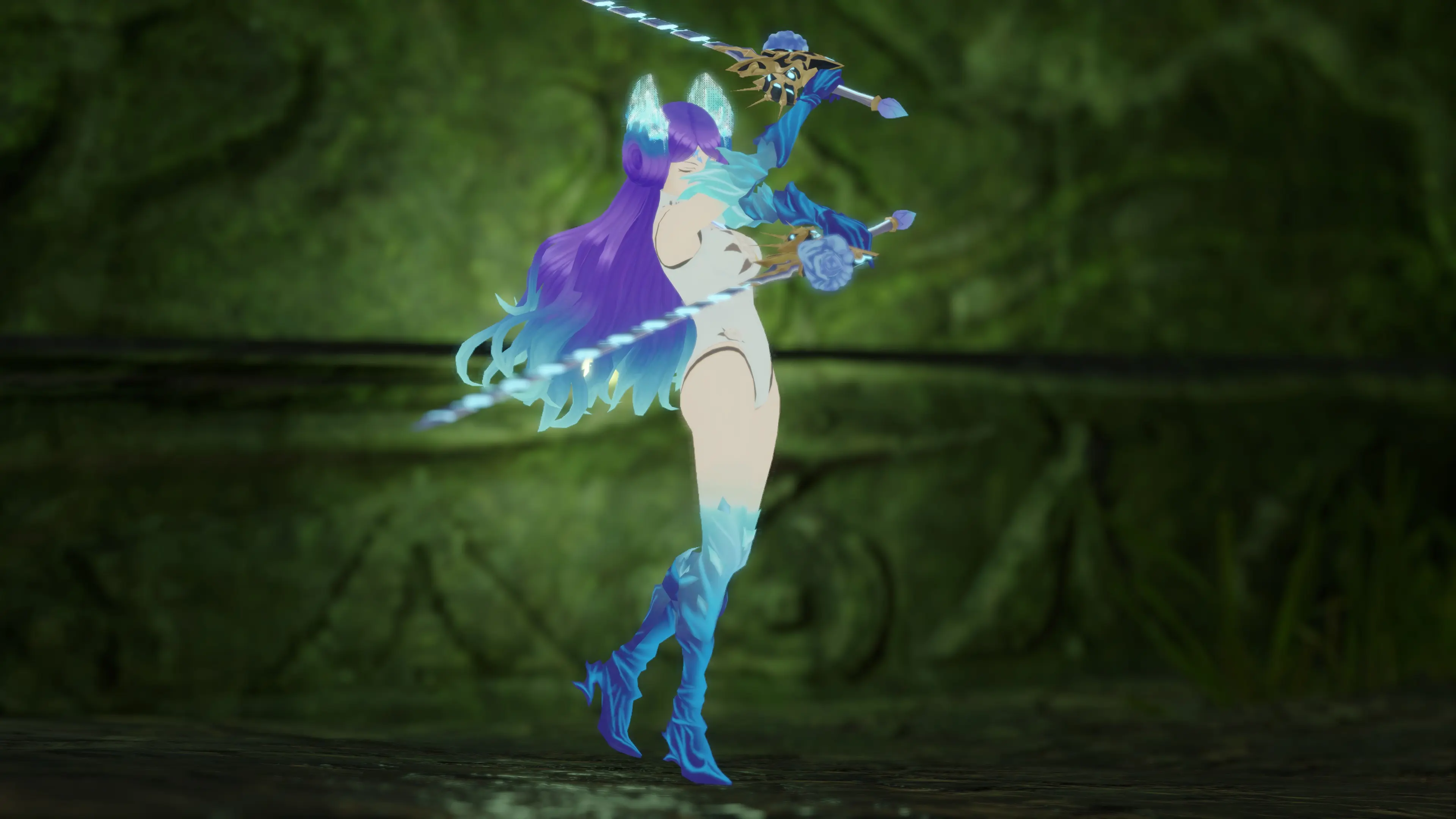 Xenoblade Chronicles 2 Brighid (Swimsuit ver.) with weapon at Monster  Hunter Rise - Nexus mods and community