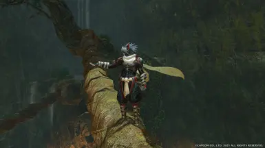 Silverwind Nargacuga Male Armor - FOR MALE AND FEMALE - TU2 UPDATE