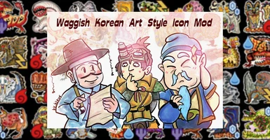 Waggish Korean Art Style Monster Icons