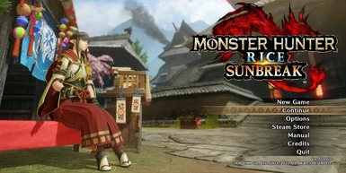 Monster Hunter Rice Title Logo