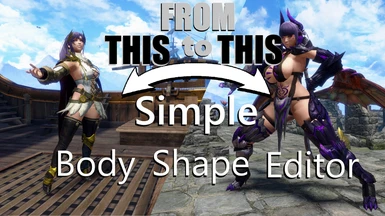Simple Body Shape Editor
