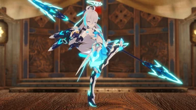 Honkai 3rd Bronya (Herrscher of Truth) with weapon (IG Kinsect LBG HBG)