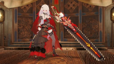 Honkai 3rd Theresa (Lunar Vow) with weapon (GS)