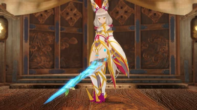 Xenoblade Chronicles 2 Nia with weapon (SNS LS)