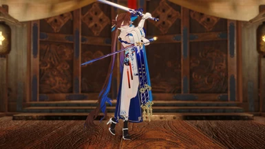 Honkai 3rd Li Sushang (Jade Knight) with weapon (DB)