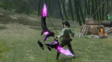 Purple Magic Bow (Bow)