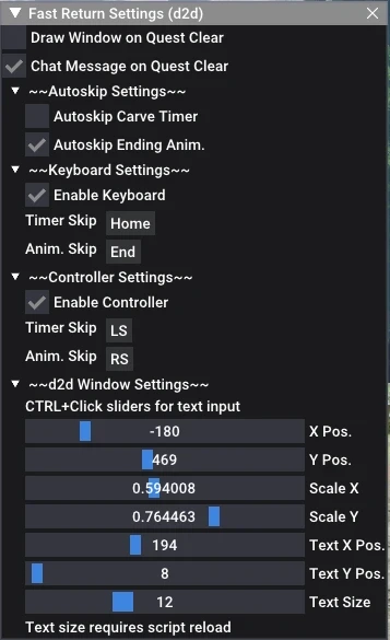 1.5.1 settings menu